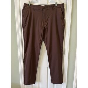 Jack Archer Slim Fit Jetsetter Tech Pants Mens Size 40x34 Chocolate Brown